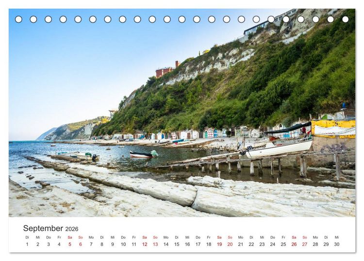 Produktbild: Die Marken - Italien wo es am sch&ouml;nsten ist (Tischkalender 2026 DIN A5 quer), CALVENDO Monatskalender