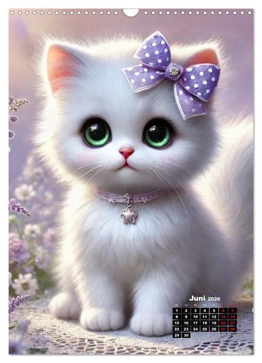Produktbild: Miau Momente (Wandkalender 2026 DIN A3 hoch), CALVENDO Monatskalender