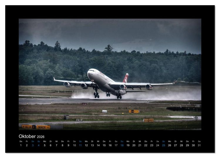 Produktbild: Faszination Luftfahrt (Wandkalender 2026 DIN A4 quer), CALVENDO Monatskalender