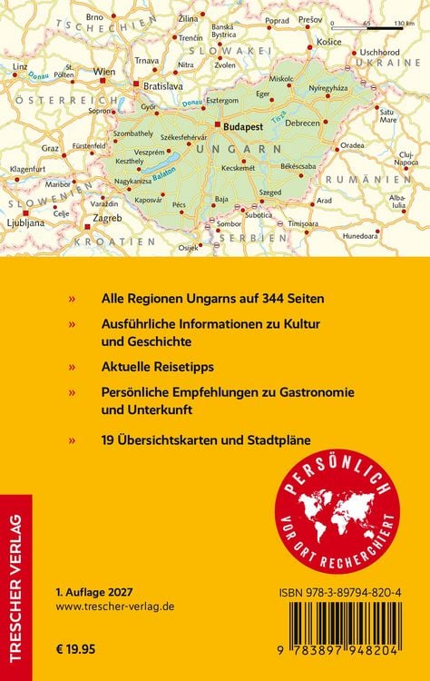 Produktbild: TRESCHER Reisef&uuml;hrer Ungarn