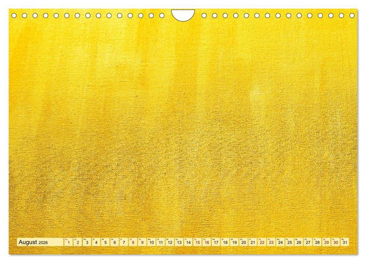 Produktbild: Goldglanz Bastelkalender (Wandkalender 2026 DIN A4 quer), CALVENDO Monatskalender