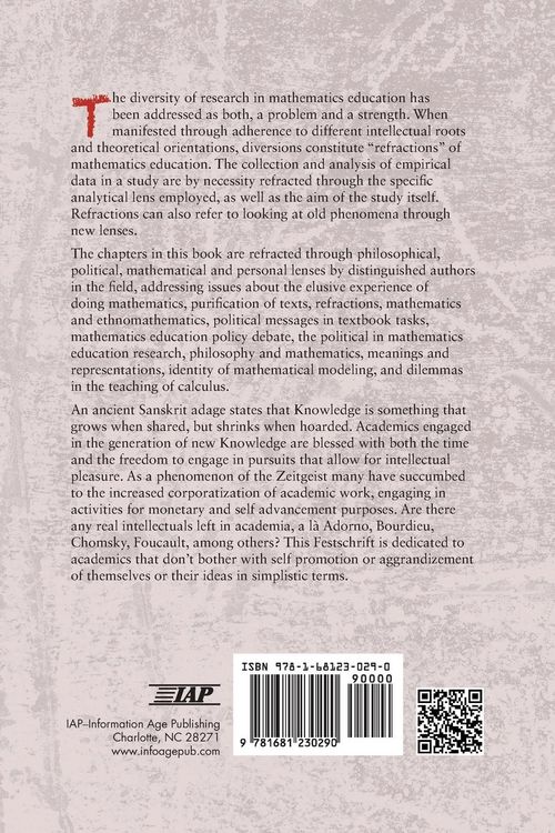 Produktbild: Refractions of Mathematics Education