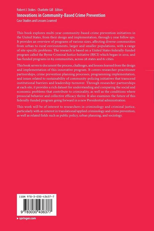 Produktbild: Innovations in Community-Based Crime Prevention