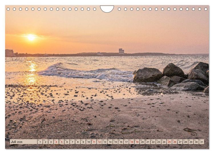 Produktbild: Timmendorfer Strand - Urlaubsparadies an der Ostsee (Wandkalender 2026 DIN A4 quer), CALVENDO Monatskalender