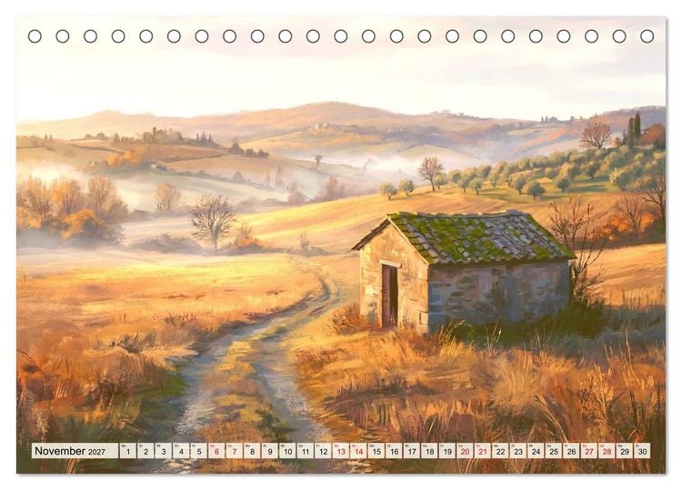 Produktbild: Auf dem Land - Eine Reise in die F&uuml;nfzigerjahre (Tischkalender 2027 DIN A5 quer), CALVENDO Monatskalender