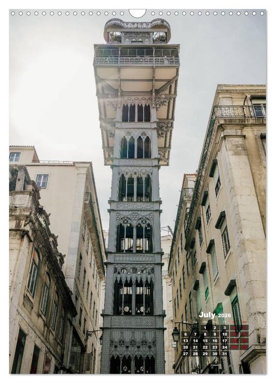 Produktbild: Cityscapes of Lisbon (Wall Calendar 2026 DIN A3 portrait), CALVENDO 12 Month Wall Calendar