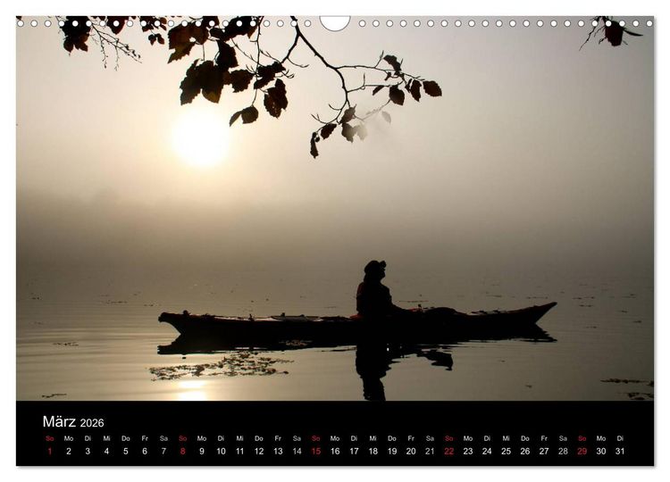 Produktbild: WasserSpiegel Mecklenburgische Seenplatte (Wandkalender 2026 DIN A3 quer), CALVENDO Monatskalender