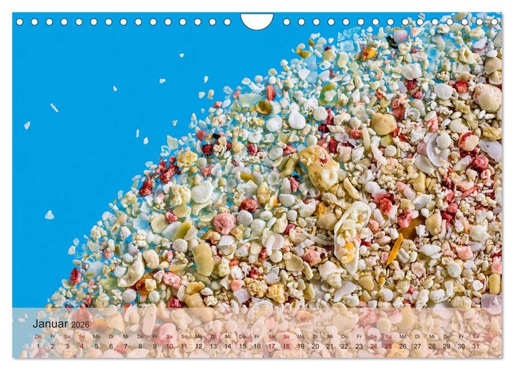 Produktbild: rosaroter korallensand (Wandkalender 2026 DIN A4 quer), CALVENDO Monatskalender