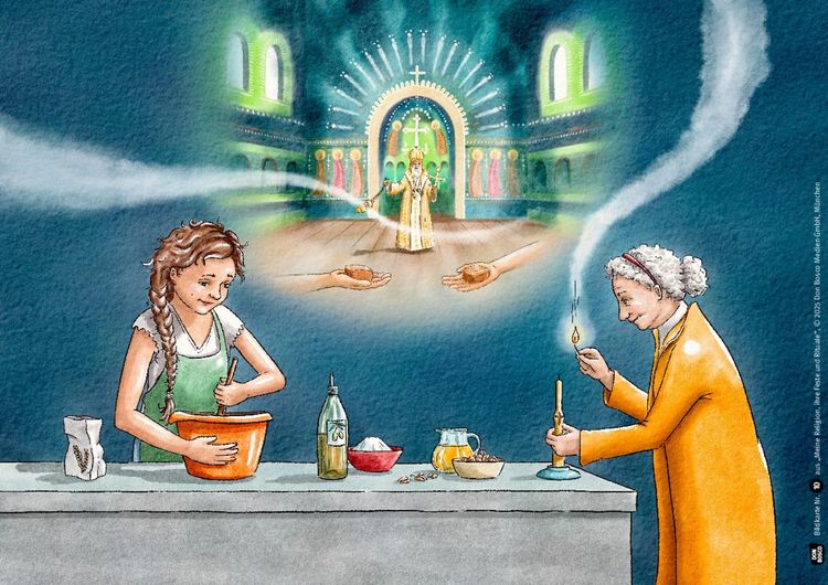 Produktbild: Meine Religion, ihre Feste und Rituale. Kinder der Weltreligionen erz&auml;hlen von ihrem Glauben. Kamishibai Bildkartenset