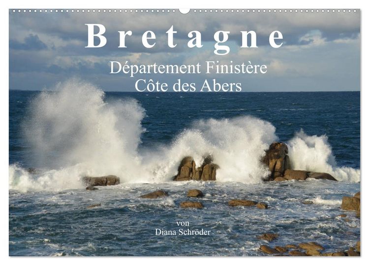 Produktbild: Bretagne. D&eacute;partement Finist&egrave;re - C&ocirc;te des Abers (Wandkalender 2026 DIN A2 quer), CALVENDO Monatskalender