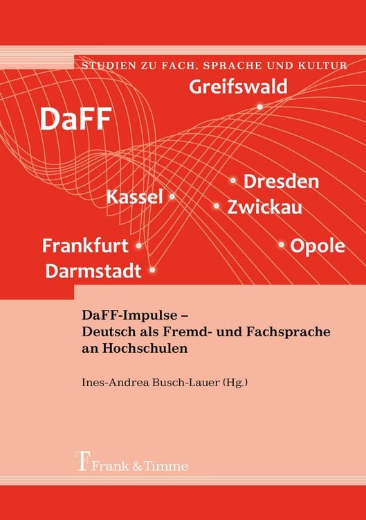 Produktbild: DaFF-Impulse - Deutsch als Fremd- und Fachsprache an Hochschulen