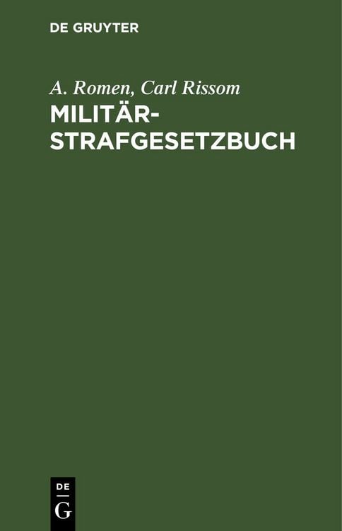 Produktbild: Milit&auml;rstrafgesetzbuch