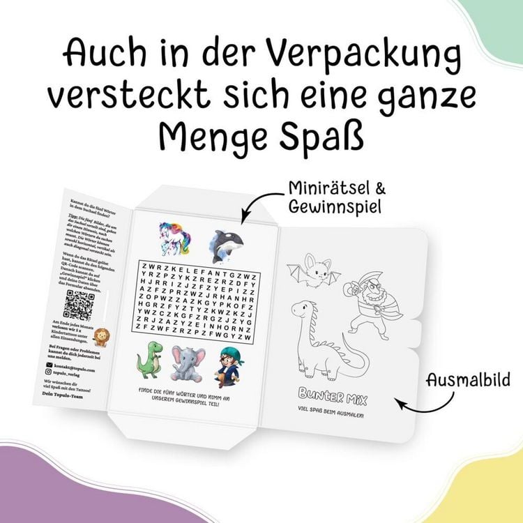 Produktbild: 150 hautfreundliche Kindertattoos &ndash; Thema: Bunter Mix