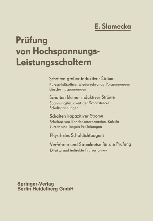 Produktbild: Pr&uuml;fung von Hochspannungs-Leistungsschaltern