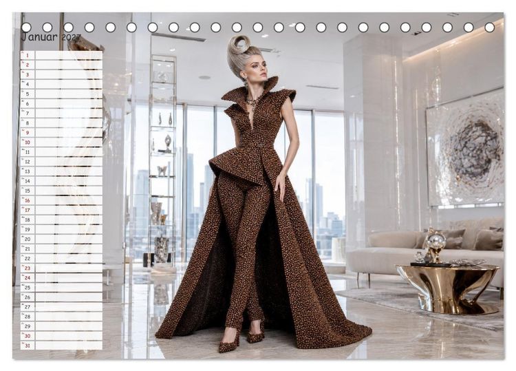 Produktbild: Caf&eacute; Couture (Tischkalender 2027 DIN A5 quer), CALVENDO Monatskalender