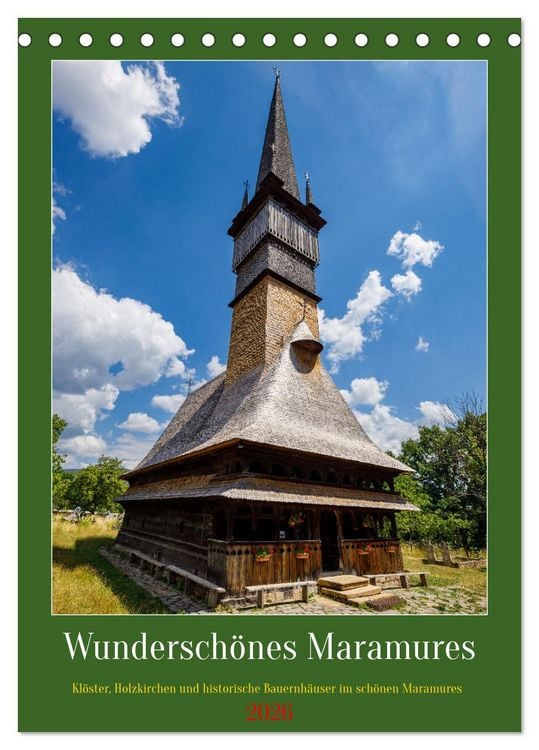Produktbild: Wundersch&ouml;nes Maramures (Tischkalender 2026 DIN A5 hoch), CALVENDO Monatskalender