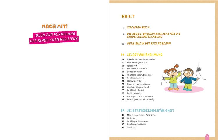 Produktbild: Mach mit! Ideen zur F&ouml;rderung der kindlichen Resilienz