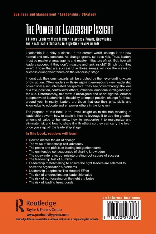 Produktbild: The Power of Leadership Insight