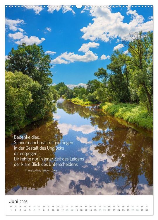 Produktbild: Christliche Natur-Poster 2026 (hochwertiger Premium Wandkalender 2026 DIN A2 hoch), Kunstdruck in Hochglanz