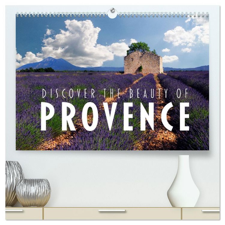Produktbild: Discover the Beauty of Provence (High Quality Premium Wall Calendar 2026 DIN A2 landscape),CALVENDO 12 Month Wall Calendar