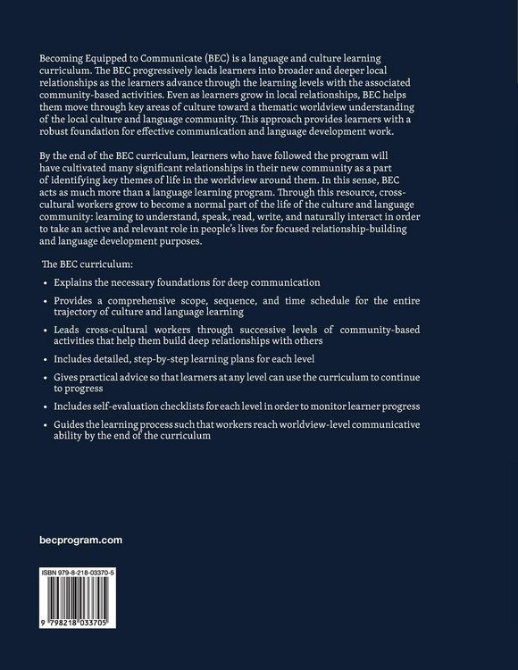 Produktbild: Becoming Equipped to Communicate (BEC)