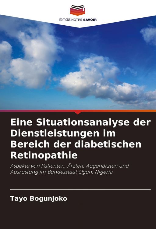 Produktbild: Eine Situationsanalyse der Dienstleistungen im Bereich der diabetischen Retinopathie