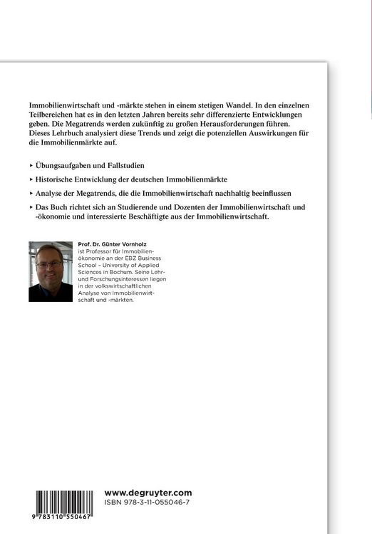 Produktbild: Entwicklungen und Megatrends der Immobilienwirtschaft