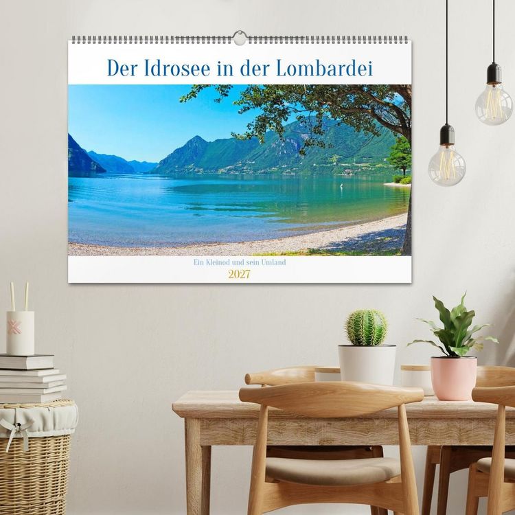 Produktbild: Der Idrosee in der Lombardei (Wandkalender 2027 DIN A2 quer), CALVENDO Monatskalender