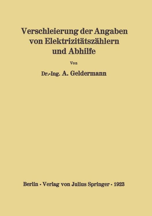 Produktbild: Verschleierung der Angaben von Elektrizit&auml;tsz&auml;hlern und Abhilfe
