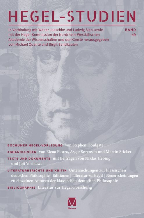 Produktbild: Hegel-Studien Band 49
