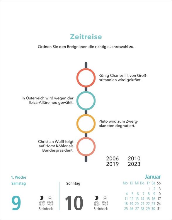Produktbild: Stefan Heine Gehirnjogging Tagesabrei&szlig;kalender 2027