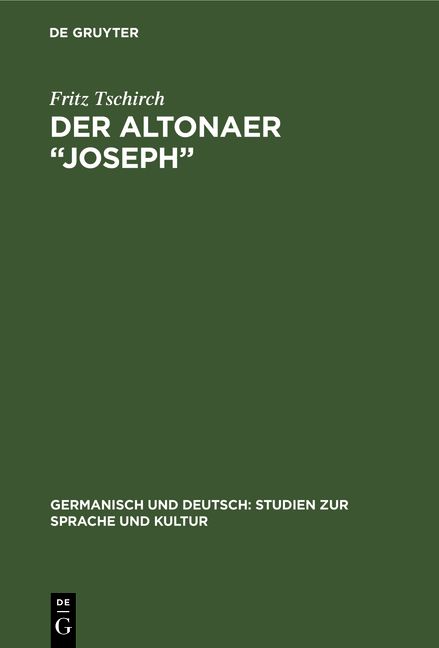 Produktbild: Der Altonaer &ldquo;Joseph&rdquo;