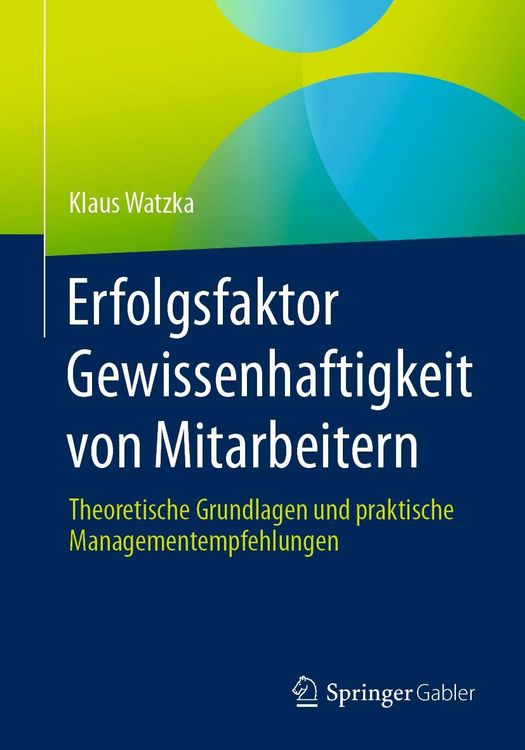 Produktbild: Erfolgsfaktor Gewissenhaftigkeit von Mitarbeitern