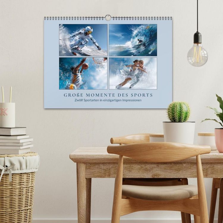 Produktbild: Gro&szlig;e Momente des Sports (Wandkalender 2027 DIN A3 quer), CALVENDO Monatskalender