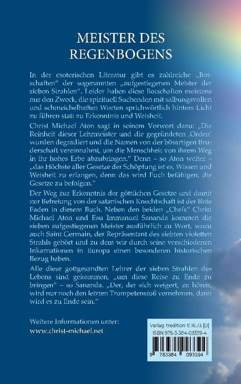 Produktbild: MEISTER DES REGENBOGENS