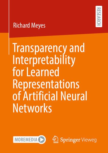 Produktbild: Transparency and Interpretability for Learned Representations of Artificial Neural Networks