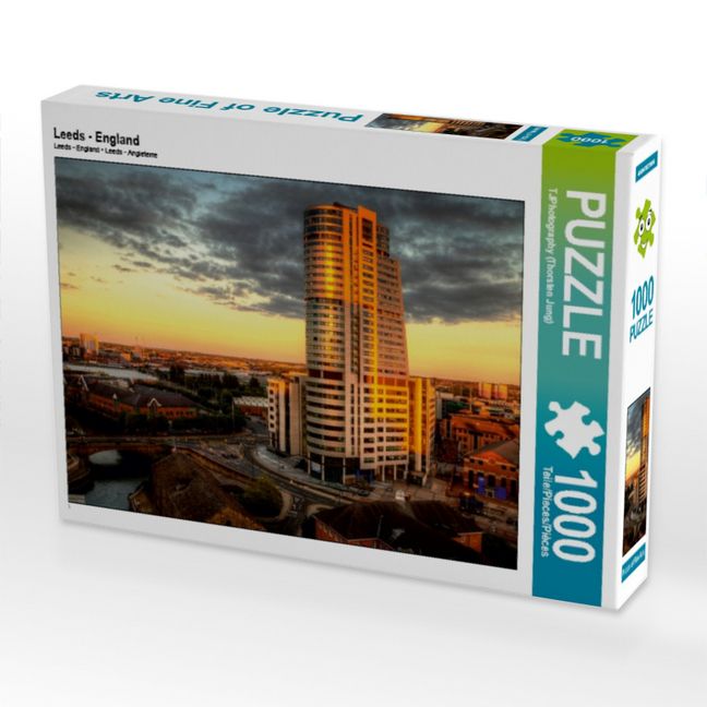 Produktbild: CALVENDO Puzzle Leeds - England | 1000 Teile Lege-Gr&ouml;&szlig;e 64x48cm Foto-Puzzle f&uuml;r gl&uuml;ckliche Stunden