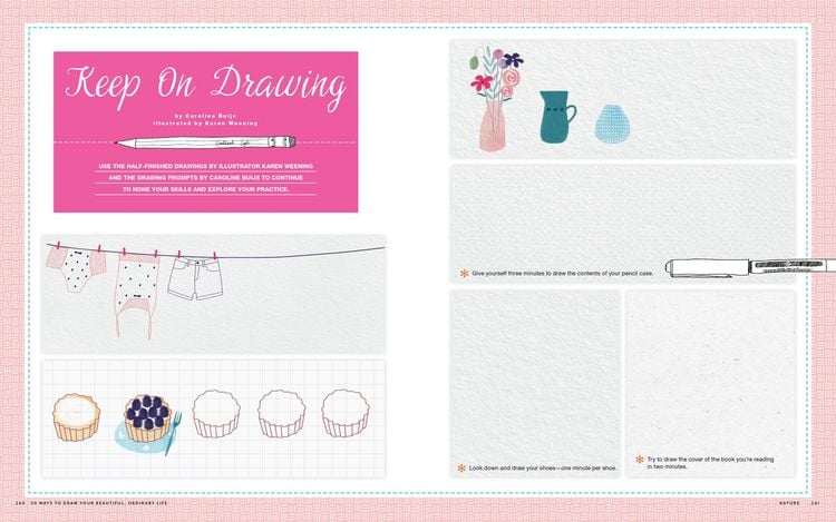 Produktbild: 50 Ways to Draw Your Beautiful, Ordinary Life