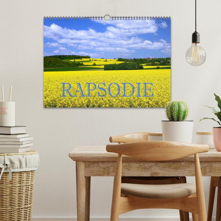 Produktbild: Rapsodie (Wandkalender 2026 DIN A3 quer), CALVENDO Monatskalender