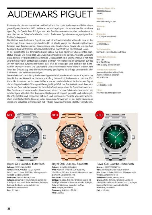 Produktbild: Armbanduhren Katalog 2022/2023