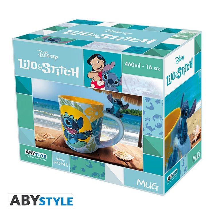 Produktbild: DISNEY - Mug 3D handle - Hawaiian Stitch