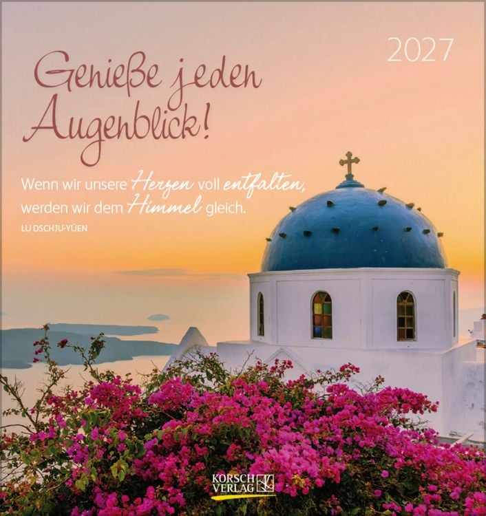 Produktbild: Genie&szlig;e jeden Augenblick 2027