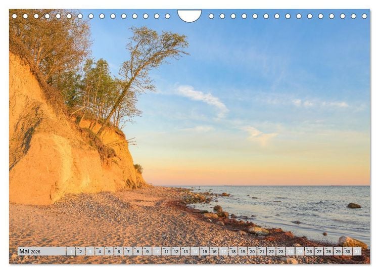 Produktbild: Wundersch&ouml;ne Ostsee - Traumhafte Stimmungen entlang der K&uuml;ste (Wandkalender 2026 DIN A4 quer), CALVENDO Monatskalender