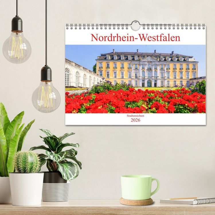 Produktbild: Nordrhein-Westfalen - Stadtansichten (Wandkalender 2026 DIN A4 quer), CALVENDO Monatskalender