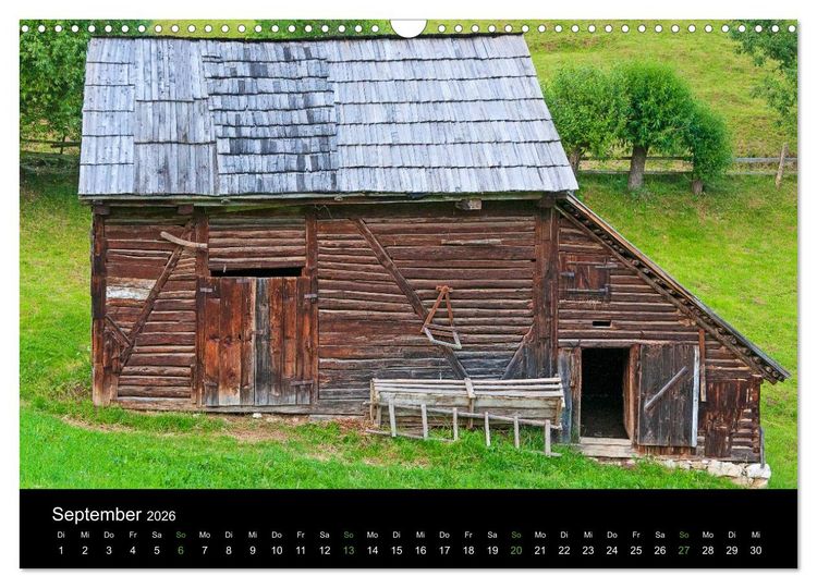 Produktbild: Siebenb&uuml;rgen &ndash; Die malerischsten Bauernh&auml;user (Wandkalender 2026 DIN A3 quer), CALVENDO Monatskalender