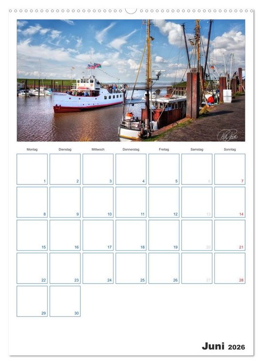 Produktbild: Friesland - Nordseebad Dangast (hochwertiger Premium Wandkalender 2026 DIN A2 hoch), Kunstdruck in Hochglanz