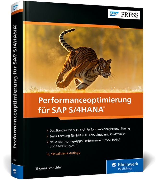 Produktbild: Performanceoptimierung für SAP S/4HANA