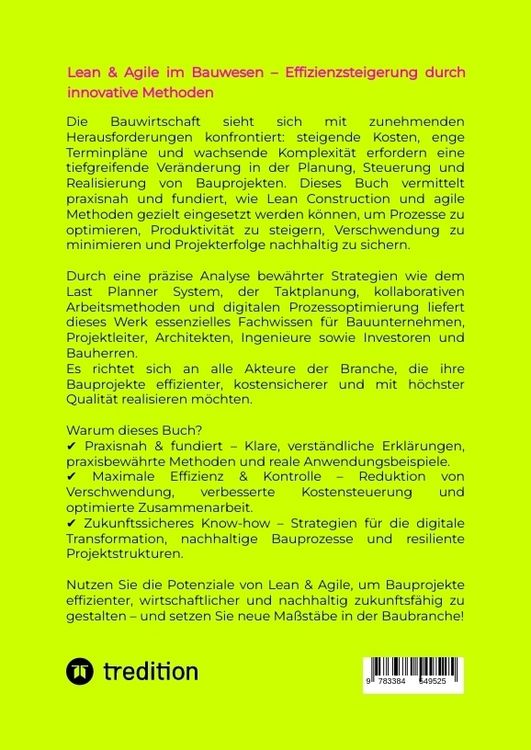 Produktbild: Lean & Agile im Bauwesen