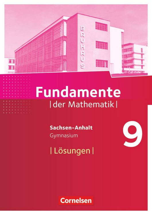 Produktbild: Fundamente der Mathematik - Sachsen-Anhalt ab 2015 - 9. Schuljahr