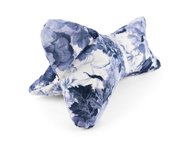 Produktbild: Leseknochen - Barock-Blumen blau